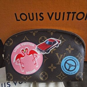 Louis Vuitton monogram limited edition World Tour cosmetic pouch